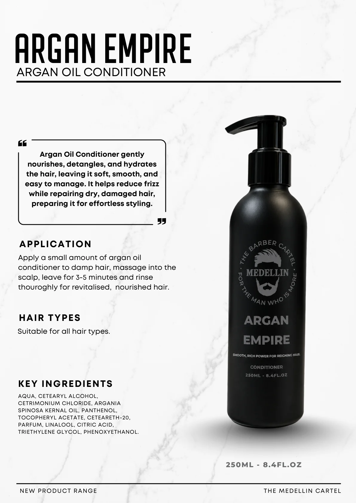 Original product guide for Argan Empire Conditioner