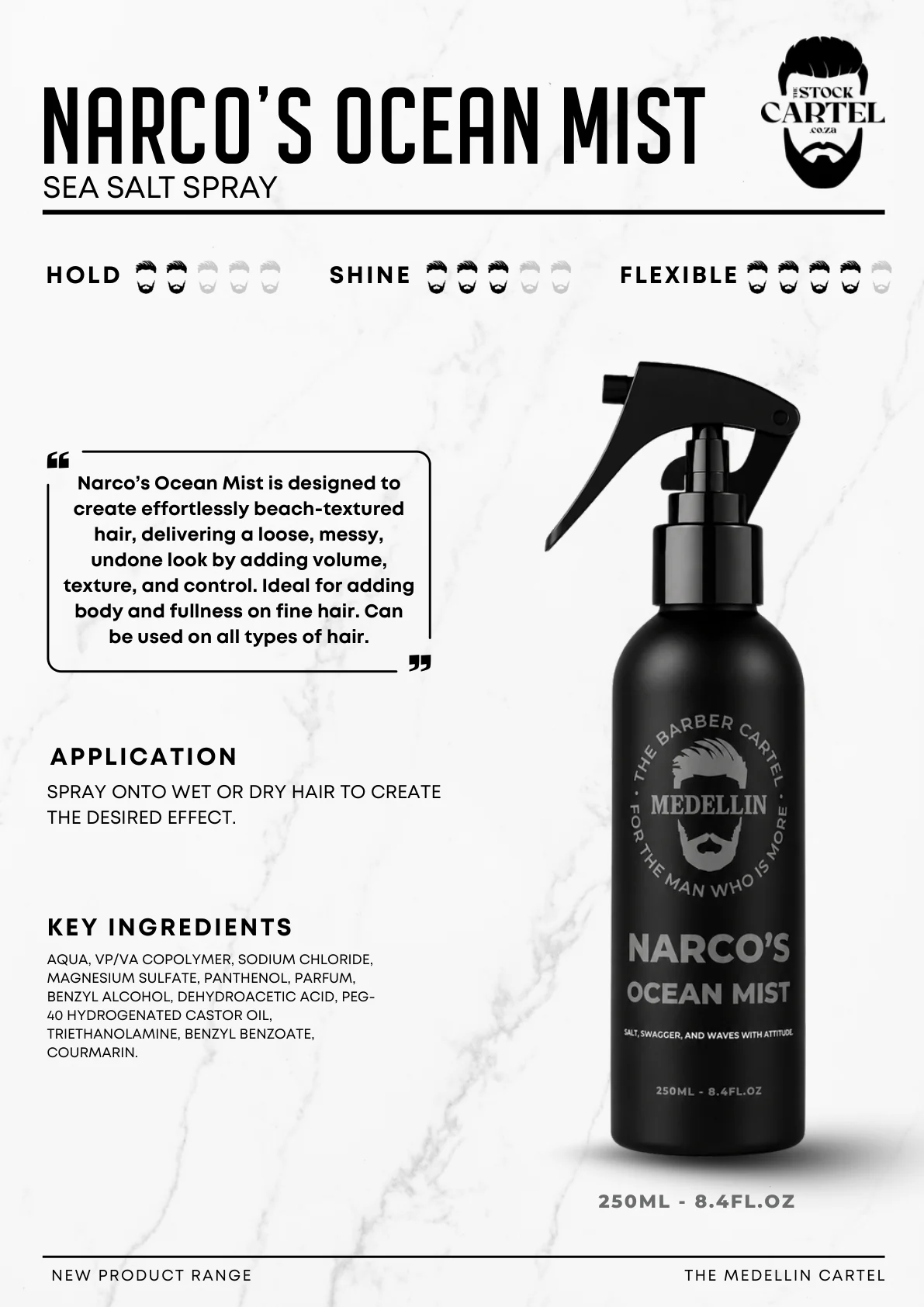 Original product guide for Narco’s Ocean Mist