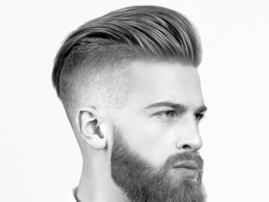 Short Pompadour with High Fade